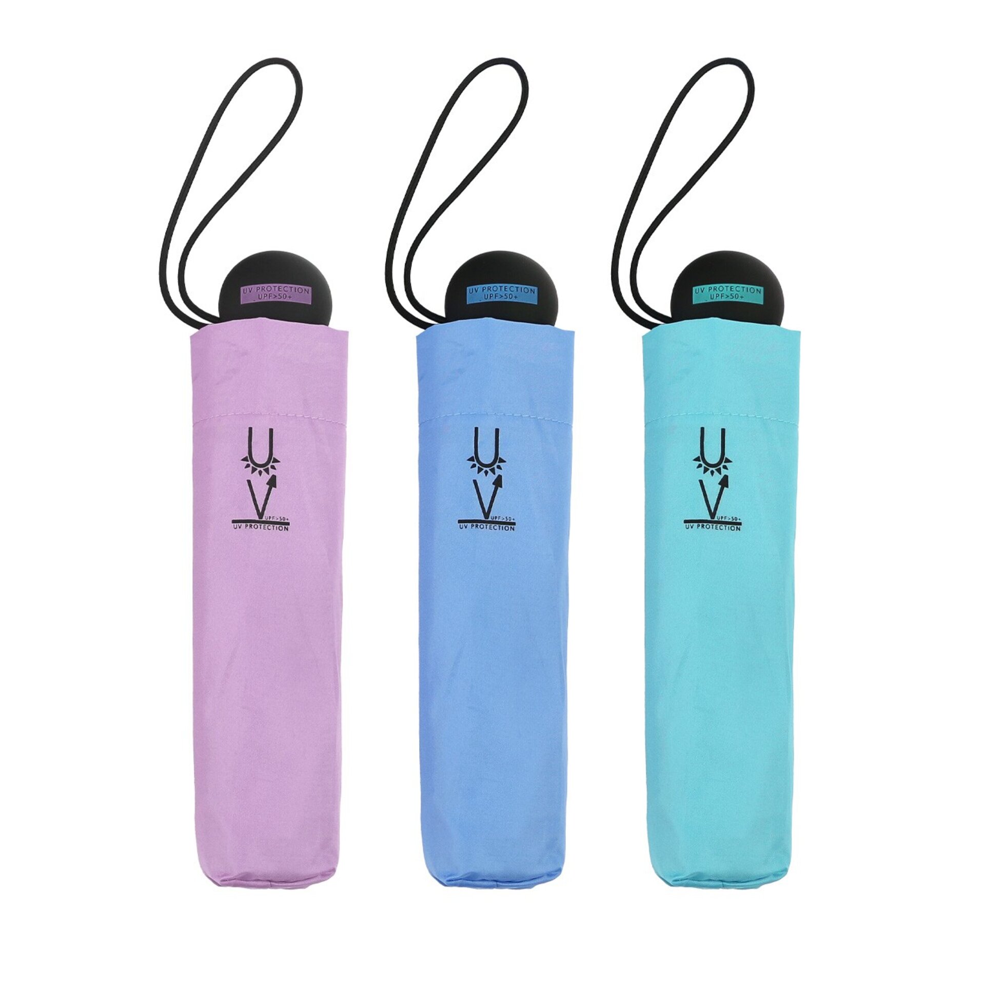 Paraguas UV Protección Mini Manual, 3 col - 4