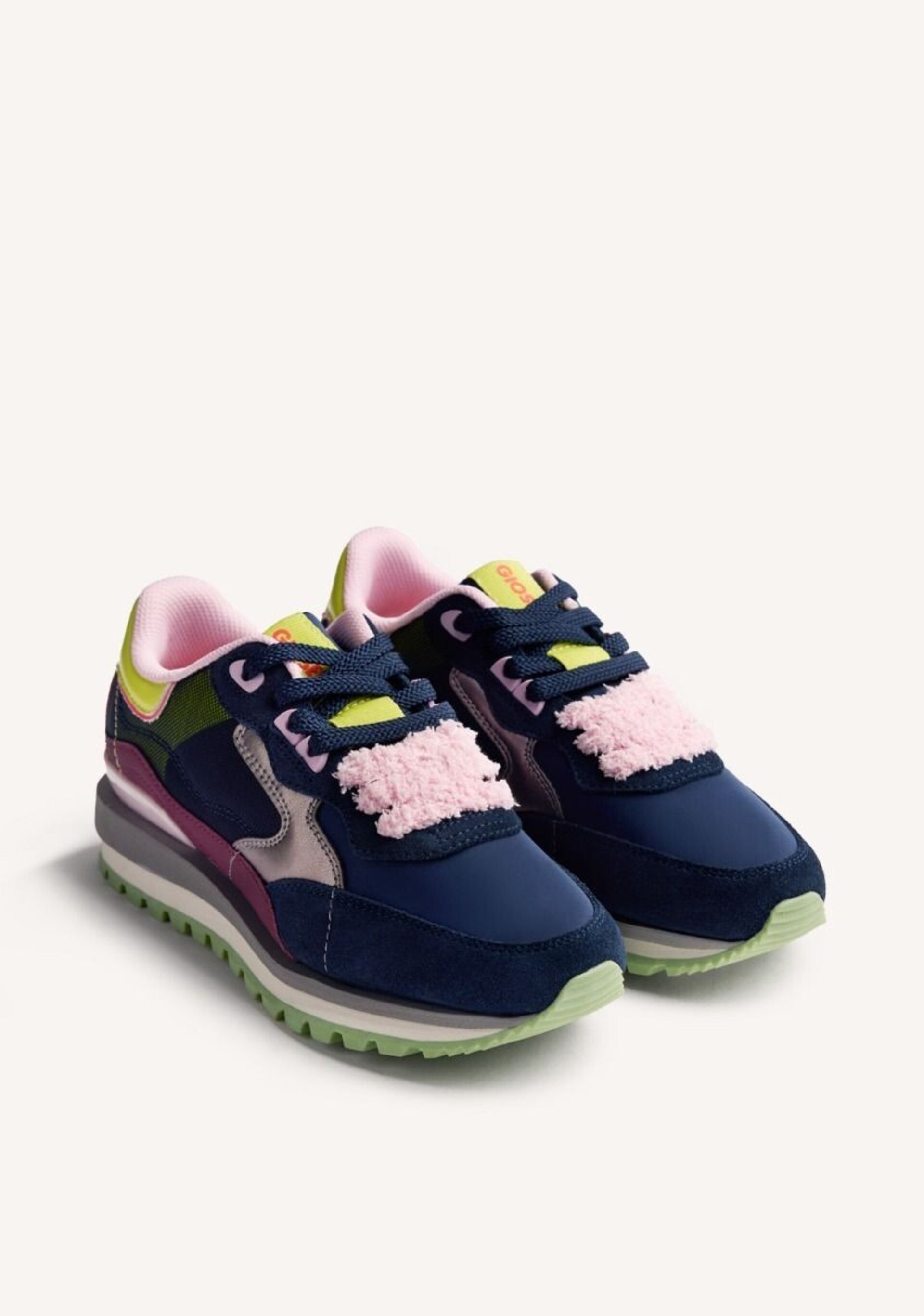 ZAPATILLAS PIEL Y NYLON FORADA - 3