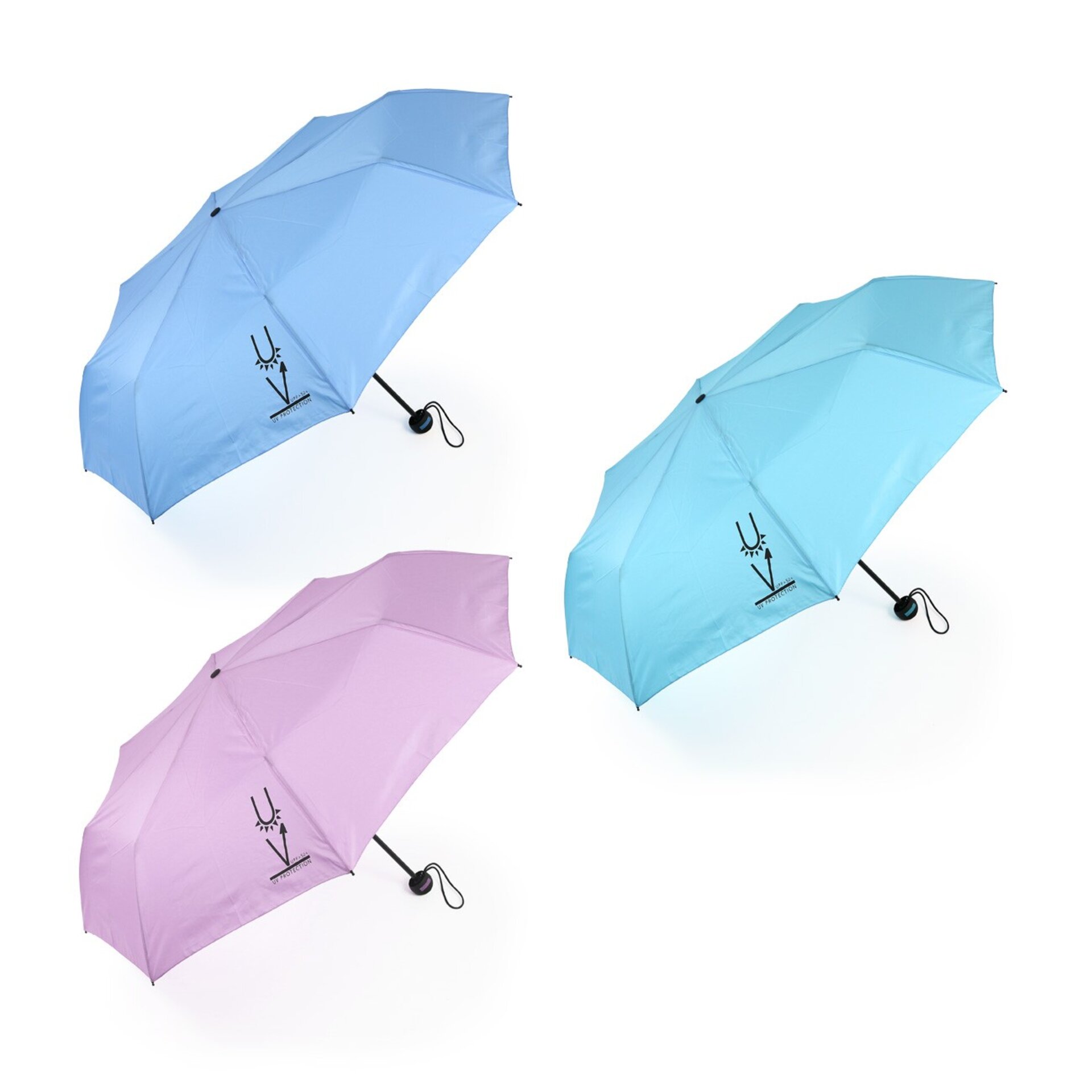 Paraguas UV Protección Mini Manual, 3 col - 3