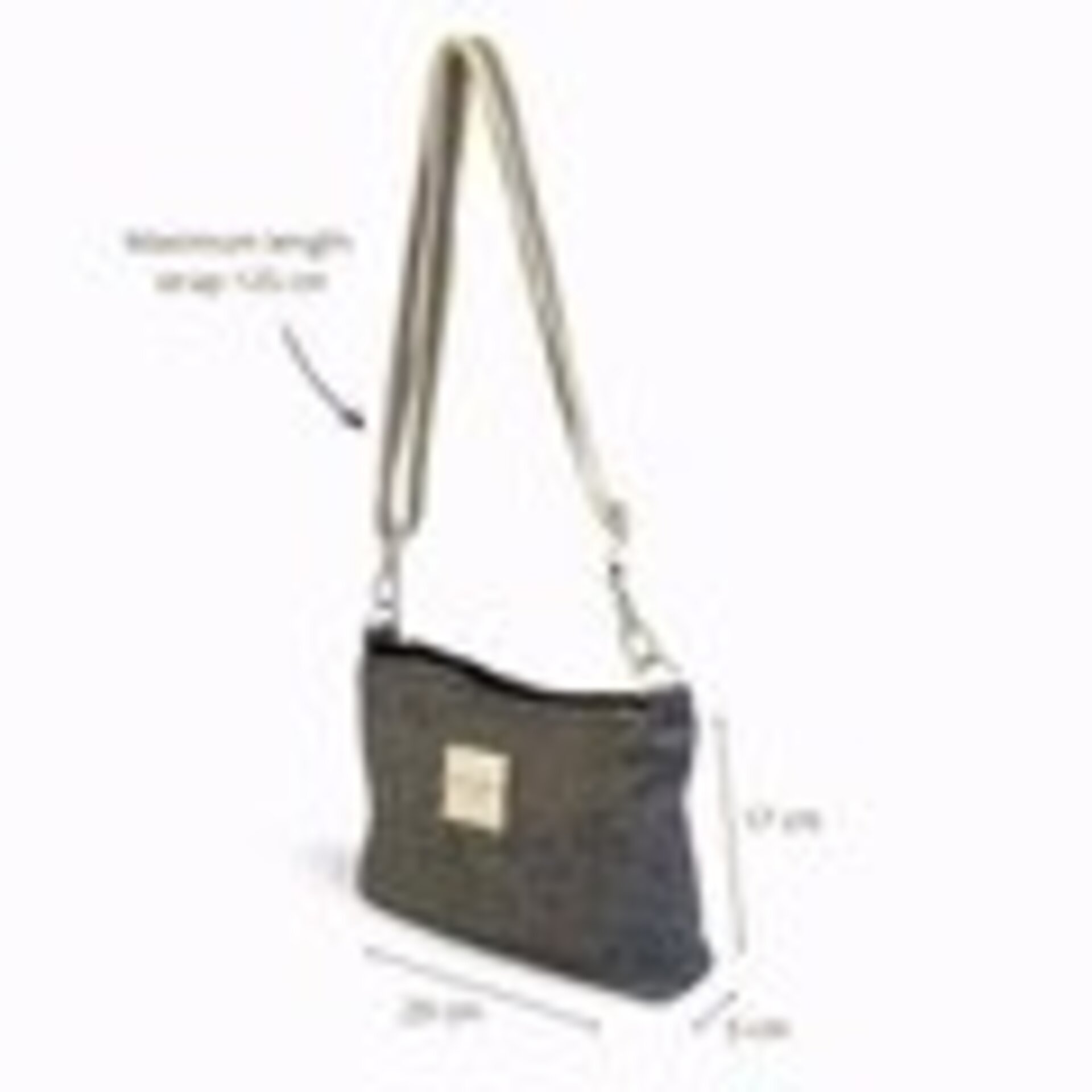 Bolso mediano con asa larga ajustable y dos asas medianas en la parte superior d - 2