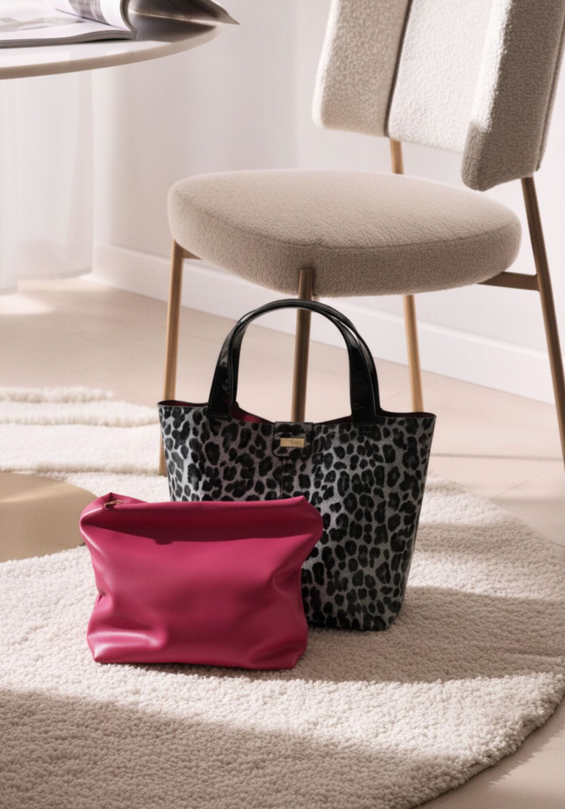 Bolso tote charol leopardo Noco - 2