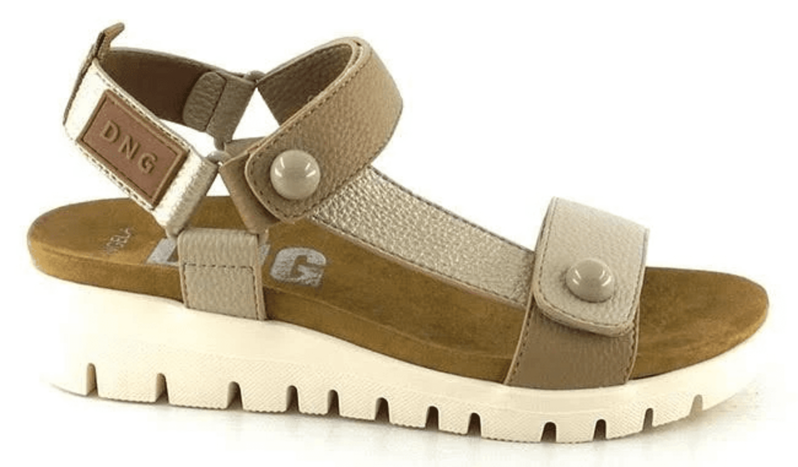 Sandalia casual DBZ 30690 combi beige - 1