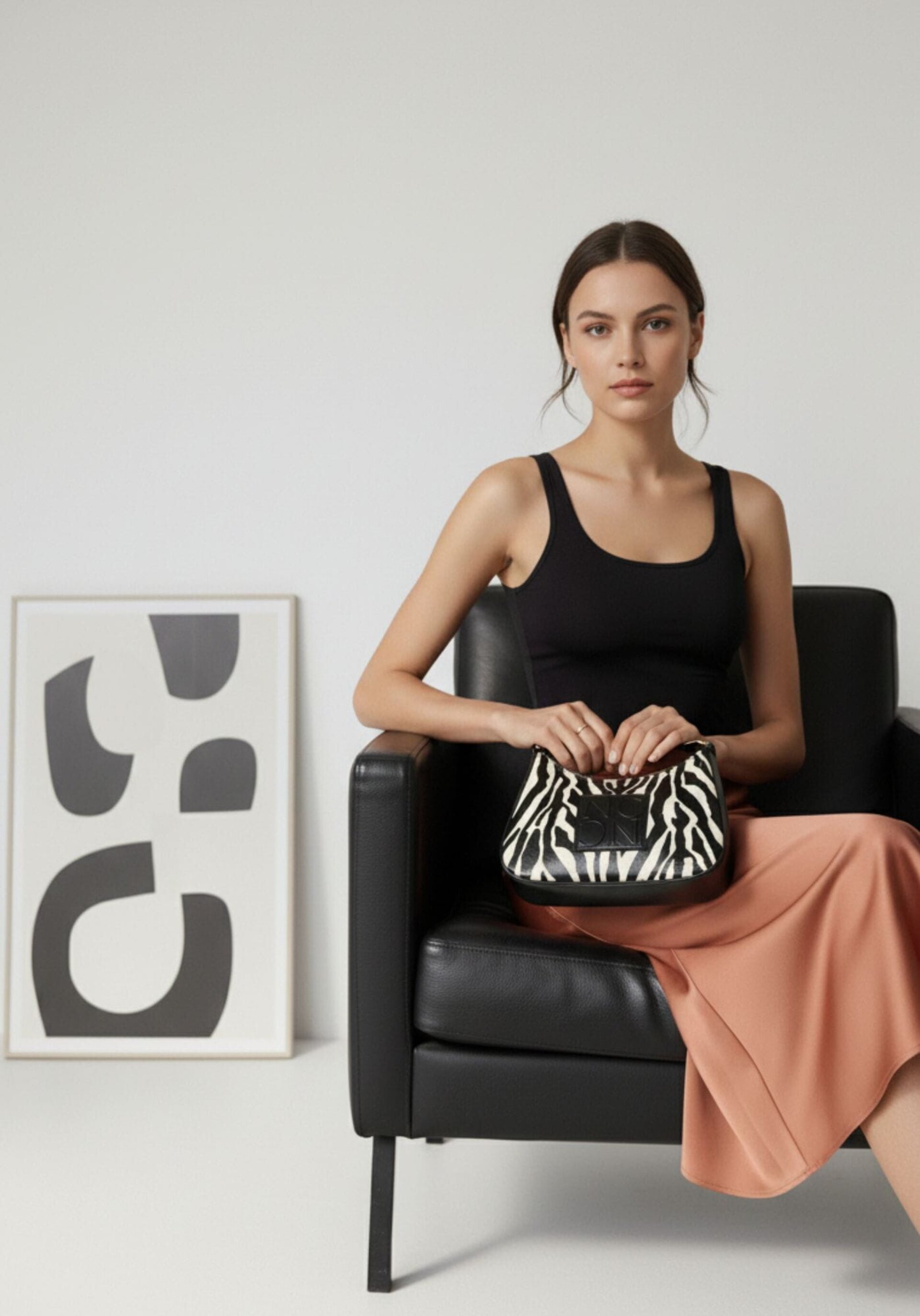 Bolso góndola cebra Noco - 2