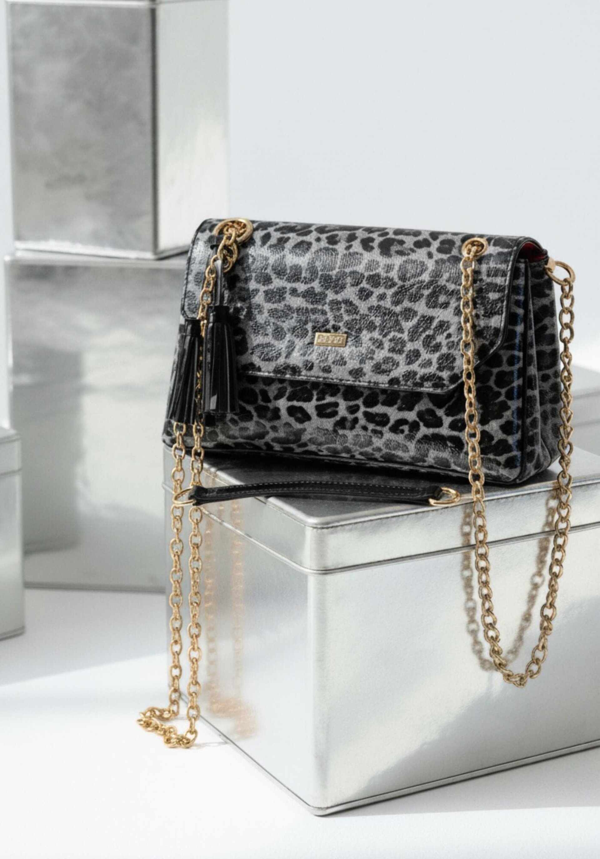 Bandolera charol leopardo Noco - 2