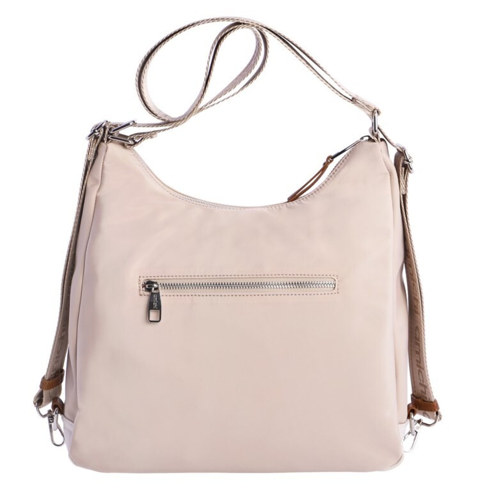Bolso mochila color beige - 2