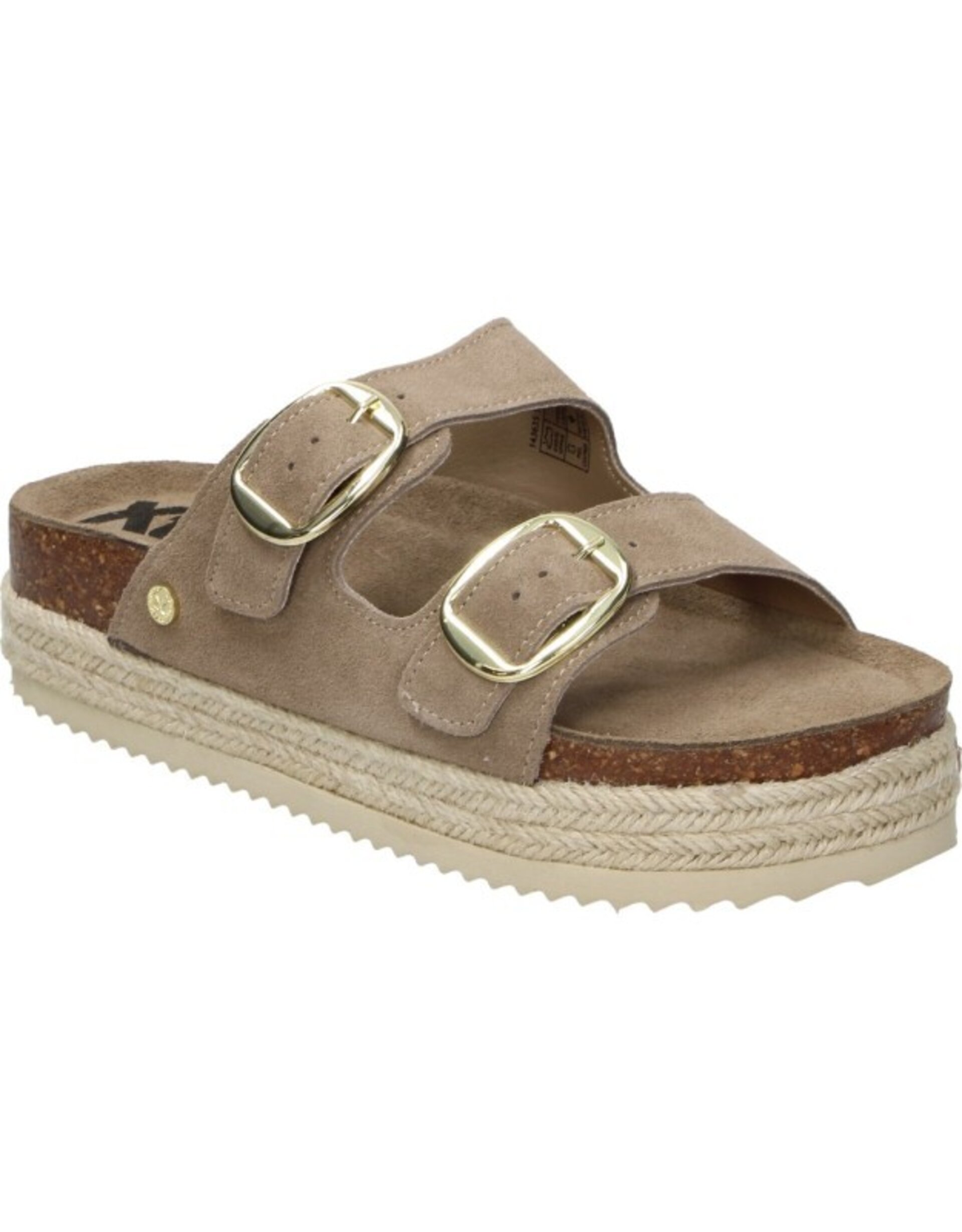 Sandalias XTI 143635 Veganas de Mujer Color Taupe con Esparto - 4