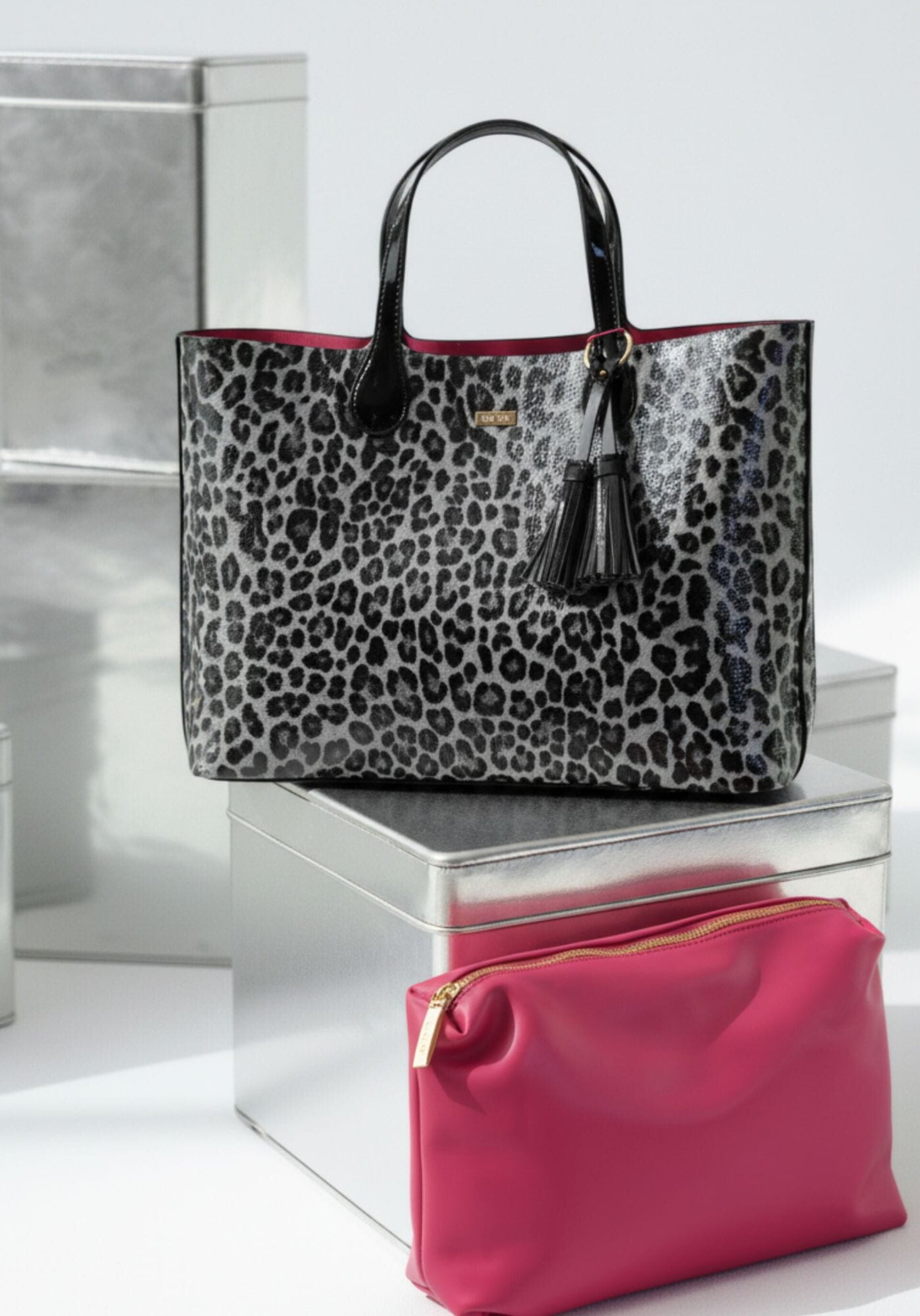 Bolso shopper charol leopardo Noco - 2