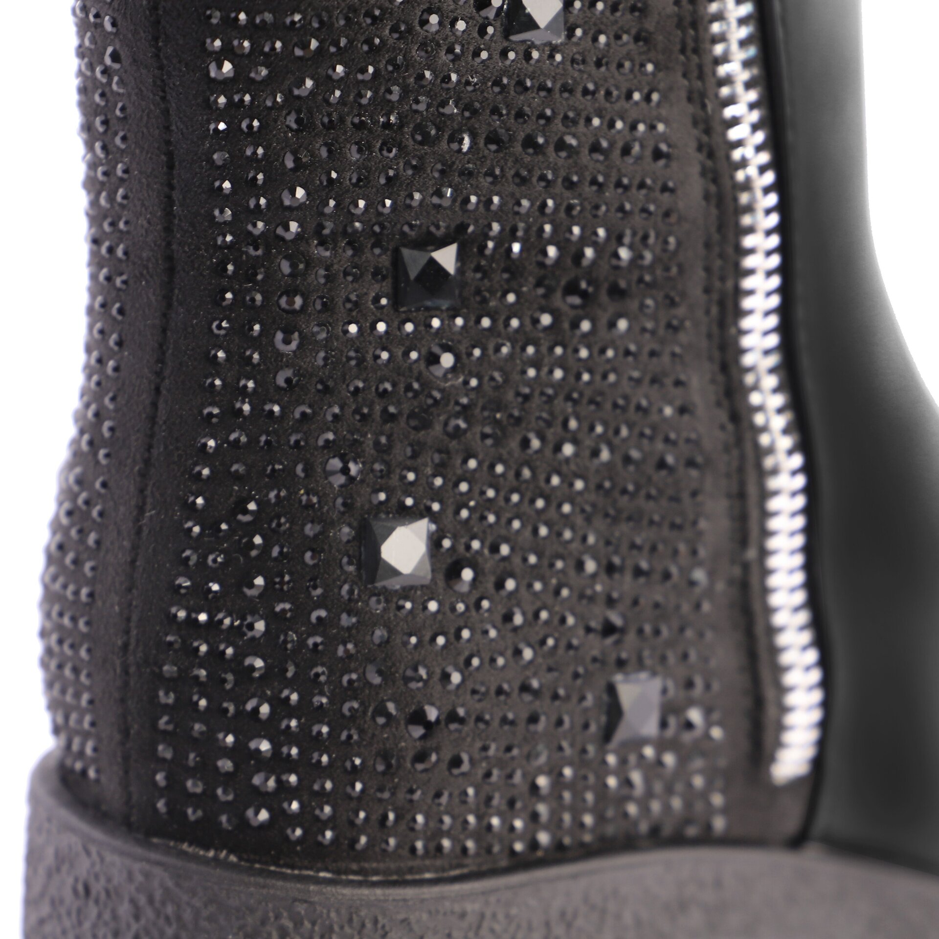 Botines para mujer Amichi Amor de piel sintética con pedreria - 3