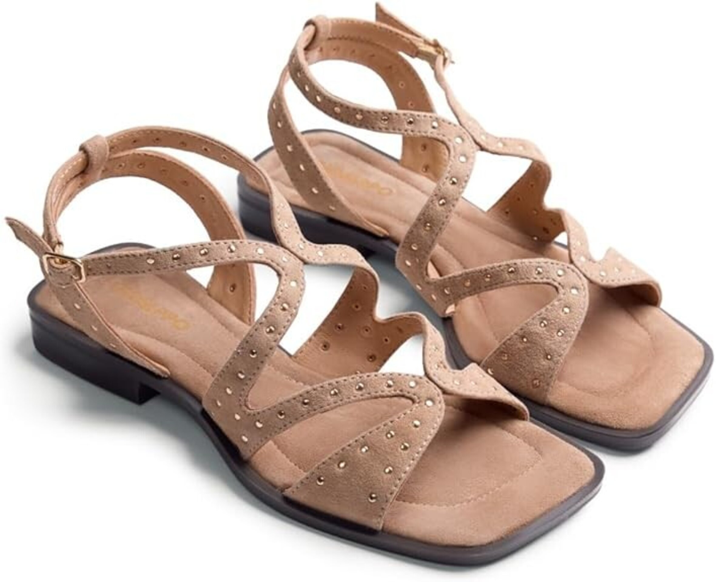 SANDALIAS PIEL TACHAS URBANK - 2
